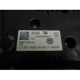 VW Golf 7 VII (5G) GTE KOMBIINSTRUMENT TACHO BENZIN ELEKTRO 5G1920754 Original